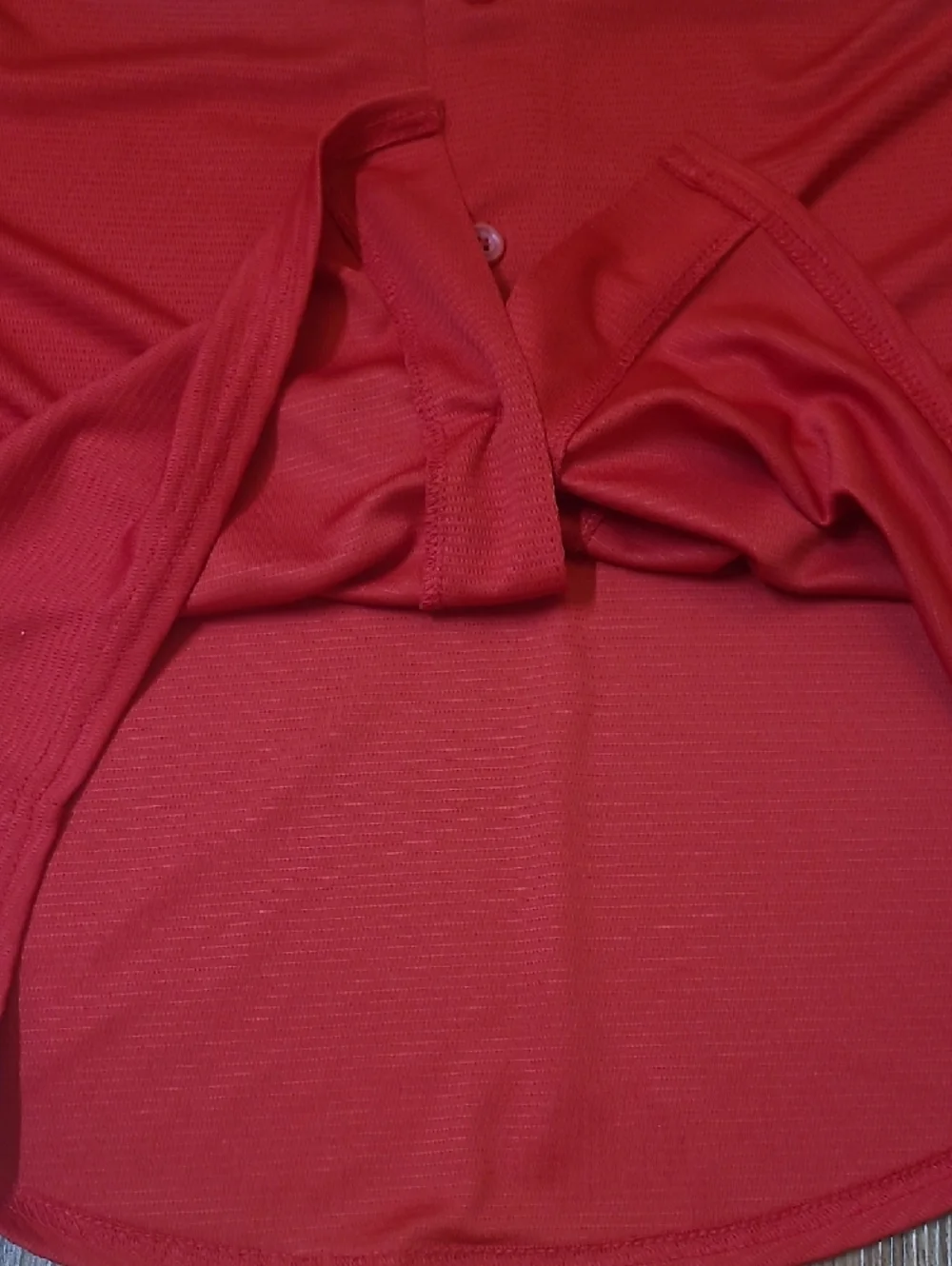 Nike Red Boston 'RED SOX' Button-Front Baseball Jersey - Picture 6 of 16